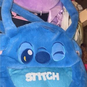 Stitch Blue Plush bag